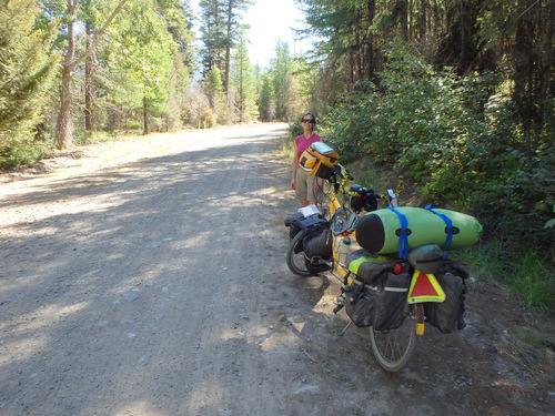 GDMBR: We took our morning snack break and applied sunscreen.